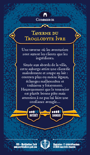 Face arrière d'une carte de Worldbuilders' Guild